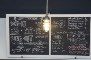 Roost's menu